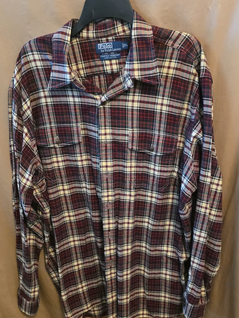 Mens' Polo Stanfield Button Down Shirt XL